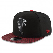 Men's Atlanta Falcons New Era Black 2017 Sideline Historic 9FIFTY Snapback Hat 2748172